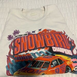 Mother Denim The Drop Square Sweatshirt - Snowbird